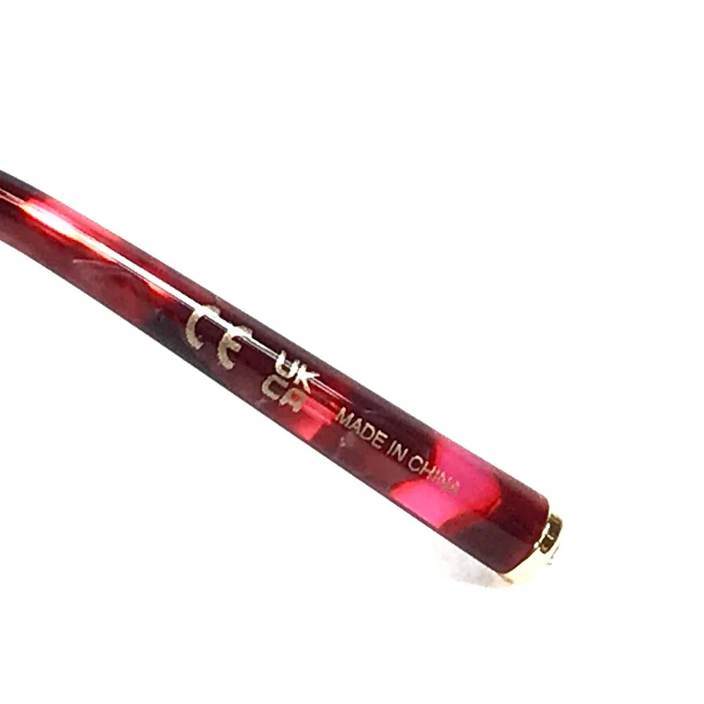 Carolina Herrera Eyeglasses Frames HER0195 6K3 Burgundy Gold Cat Eye 54-14-145